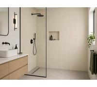 Marlborough Chromara Pebble Beige Matt Ceramic Wall Tiles (38 Pack- 1 Box- 0.83M2 Coverage)-Shower-14.8Cm X 14.8Cm-Colour Meets Design
