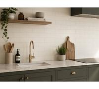Marlborough Chromara Pebble Beige Matt Ceramic Wall Tiles (50 Pack- 1 Box- 0.97M2 Coverage)-Kitchen-9.8Cm X 19.8Cm-Colour Meets Design