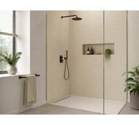 Marlborough Chromara Pebble Beige Matt Ceramic Wall Tiles (500 Pack- 10 Box- 9.7M2 Coverage)-Shower-9.8Cm X 19.8Cm-Colour Meets Design