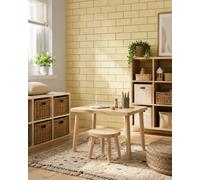 Marlborough Chromara Primrose Yellow Gloss Ceramic Wall Tiles (1000 Pack- 20 Box- 19.4M2 Coverage)-Playroom-9.8Cm X 19.8Cm-Colour Meets Design