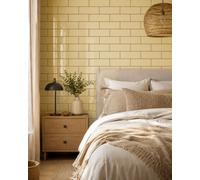 Marlborough Chromara Primrose Yellow Gloss Ceramic Wall Tiles (150 Pack- 3 Box- 2.91M2 Coverage)-Bedroom-9.8Cm X 19.8Cm-Colour Meets Design