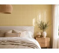 Marlborough Chromara Primrose Yellow Gloss Ceramic Wall Tiles (190 Pack- 5 Box- 4.15M2 Coverage)-Bedroom-14.8Cm X 14.8Cm-Colour Meets Design