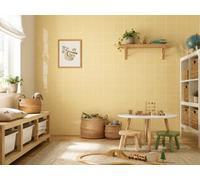 Marlborough Chromara Primrose Yellow Gloss Ceramic Wall Tiles (760 Pack- 20 Box- 16.6M2 Coverage)-Playroom-14.8Cm X 14.8Cm-Colour Meets Design