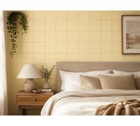 Marlborough Chromara Primrose Yellow Matt Ceramic Wall Tiles (570 Pack- 15 Box- 12.45M2 Coverage)-Bedroom-14.8Cm X 14.8Cm-Colour Meets Design