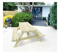 Marlborough Deluxe Heavy Duty Picnic Table (8 Seater) in Natural Marlborough Natural