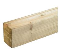 Marlborough Kiln Dried C16 Sawn Treated Green Easi Edge - 100mm (H) X 75mm (T)X 4800mm (L) - (Bundle Of 5)