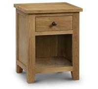Marlborough Oak 1 Drawer Bedside Cabinet