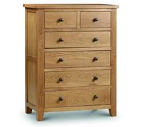 Marlborough Oak 4+2 Drawer Chest