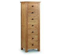 Marlborough Oak 7 Drawer Tall Chest