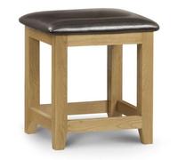 Marlborough Oak Padded Dressing Stool