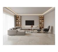Marlborough Opalus Marble Ivory Matt Porcelain Tile (15 Pack - 5 Box - 5.35M2 ) - Tv Room - Floor & Wall Tile -Based On Turkish Silver Marble