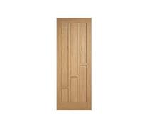 Marlborough Pack Of 1 (Total 1 Unit) Coventry Oak Pre-Finished Fd30 Internal Fir Door - 44mm X 686mm X 1981mm
