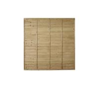 Marlborough Pack Of 1 (Total 1 Unit) Lap Pressure Treated Fence Panel - 6Ft X 5Ft (1.83M X 1.52M)