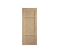 Marlborough Pack Of 1 (Total 1 Unit) Lpd Alvin 3 Panel Oak Door - 35mm X 762mm X 1981mm