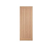 Marlborough Pack Of 1 (Total 1 Unit) Lpd Belize Oak Pre-Finished Fd60 Internal Fire Rated Door - 54mm X 762mm X 1981mm