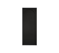 Marlborough Pack Of 1 (Total 1 Unit) Lpd Black Melrose 1 Panel Internal Door - 35mm X 762mm X 1981mm