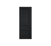 Marlborough Pack Of 1 (Total 1 Unit) Lpd Black Toledo 3 Panel Pre-Finished Internal Fire Door Fd30 - 44mm X 762mm X 1981mm