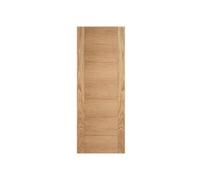 Marlborough Pack Of 1 (Total 1 Unit) Lpd Carini Oak 7 Panel Unfinished Fd30 Internal Fir Door - 44mm X 726mm X 2040mm