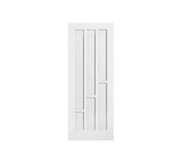 Marlborough Pack Of 1 (Total 1 Unit) Lpd Coventry White Primed Door - 35mm (T) X 838mm (W) X 1981mm (H)