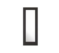 Marlborough Pack Of 1 (Total 1 Unit) Lpd Diez Charcoal Black 1 Glass Panel Pre-Finished Door - 35mm X 762mm X 1981mm