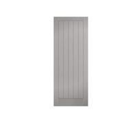 Marlborough Pack Of 1 (Total 1 Unit) Lpd Grey 5 Panel Vertical Moulded Hollow Core Pre-Finished Internal Door - 35mm X 762mm X 1981mm