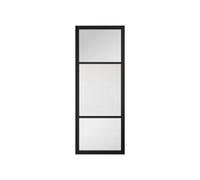 Marlborough Pack Of 1 (Total 1 Unit) Lpd Sutton Reeded Glass Internal Door Black - 35mm X 762mm X 1981mm