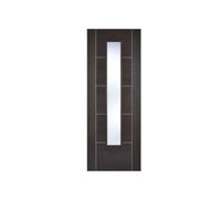 Marlborough Pack Of 1 (Total 1 Unit) Lpd Vancouver Dark Grey Glazed Laminated Door - 35mm X 762mm X 1981mm