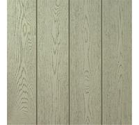 Marlborough Pack Of 10 (Total 10 Units) - Premium Composite Cladding Square Reveal Board - 146mm (W) X 16mm (H) X 3600mm (L) - Sage Green