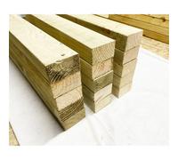 Marlborough Pack Of 15 - Length 4M - 70mm Cls Framing C16 Structural Graded Timber (45mm X 70mm) - Pressure Treated Timber