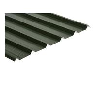 Marlborough Pack Of 15 (Total 15 Units) - 0.7mm Pvc Plastisol Coated Metal Roof Sheet 32mm (H) X 1000mm (W) X 3200mm Length - Juniper Green