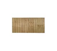 Marlborough Pack Of 16 (Total 16 Unit) Pressure Treated Vertical Board Fence Panel - 6Ft X 3Ft (1.83M X 0.93M)