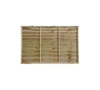 Marlborough Pack Of 18 (Total 18 Unit) Premium Pressure Treated Lap Fence Panel - 6Ft X 6Ft (1.8M X 1.8M)