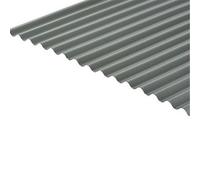 Marlborough Pack Of 5 (Total 5 Units) - 0.7mm Metal Corrugated Roof Sheet (13/3 Profile) (Bs18B25) - Merlin Grey - 990mm (W) X 2440mm (L)
