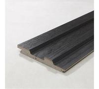 Marlborough Pack Of 5 (Total 5 Units) - Premium Composite Cladding Boards & Batten - 200mm (W) X 26mm (H) X 3600mm (L) - Burnt Cedar
