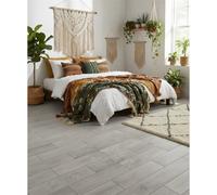 Marlborough Premium Ash Grey Matt Porcelain Wood Effect Floor Tile (135 Pack - 15 Box - 18.3M2 Coverage) - Bedroom- Inspired By Latin America