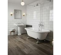 Marlborough Premium Walnut Matt Porcelain Wood Effect Floor Tile (27 Pack - 3 Box - 3.66M2 Coverage) - Bathroom- Inspired By Latin America