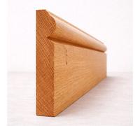 Marlborough Torus American White Oak Skirting Board (Unoiled) - 197mm (H) X 19mm (T) X 2400mm (L) - (Pack Of 10)
