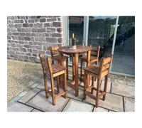 Marlborough Traditional Deluxe Alfresco Bar Set Four Seater