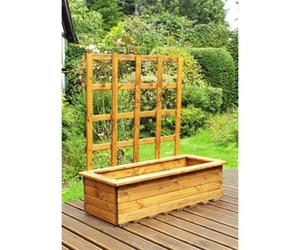 Marlborough Traditional Extra Large Kensington Wooden Planter X 2