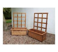 Marlborough Traditional Large Kensington Wooden Planter X 2