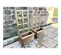 Marlborough Traditional Regular Kensington Wooden Planter X 2