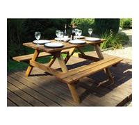 Marlborough Traditional Six Seater Picnic Table