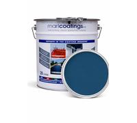 marlcoatings Heavy Duty Hardwearing Polyurethane Concrete Industrial (20L Dark Blue) Semi Gloss Floor Paint, Great for Garages, Car showrooms, Factories and Many other uses.