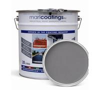 marlcoatings Heavy Duty Hardwearing Polyurethane Concrete Industrial (20L Mid Grey) Semi Gloss Floor Paint, Great for Garages, Car showrooms, Factories and Many other uses.