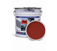 marlcoatings Heavy Duty Hardwearing Polyurethane Concrete Industrial (20L Red Oxide) Semi Gloss Floor Paint, Great for Garages, Car showrooms, Factories and Many other uses.