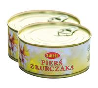 Marlej Canned Food - Chicken breast in pieces 300 g - 2 pcs.