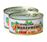 Marlej Canned Food - Chicken with vegetables 300 g - 2 pcs.