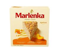 MARLENKA® Honey Cake with Apricot - Traditional Honey Sponge Cake (1 x 800 g)