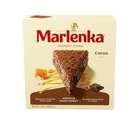 MARLENKA® Honey Cake with Cocoa - Traditional Honey Sponge Cake (1 x 800 g)