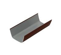 Marley Flowline 112 x 60mm Square Gutter 2 x 1 metre Lengths Brown RGF4BR/2